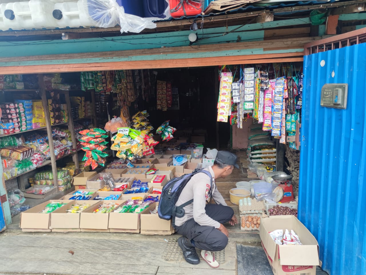 Pastikan Keamanan Hari Libur, Polsek Gunung Purei Laksanakan Patroli Humanis
