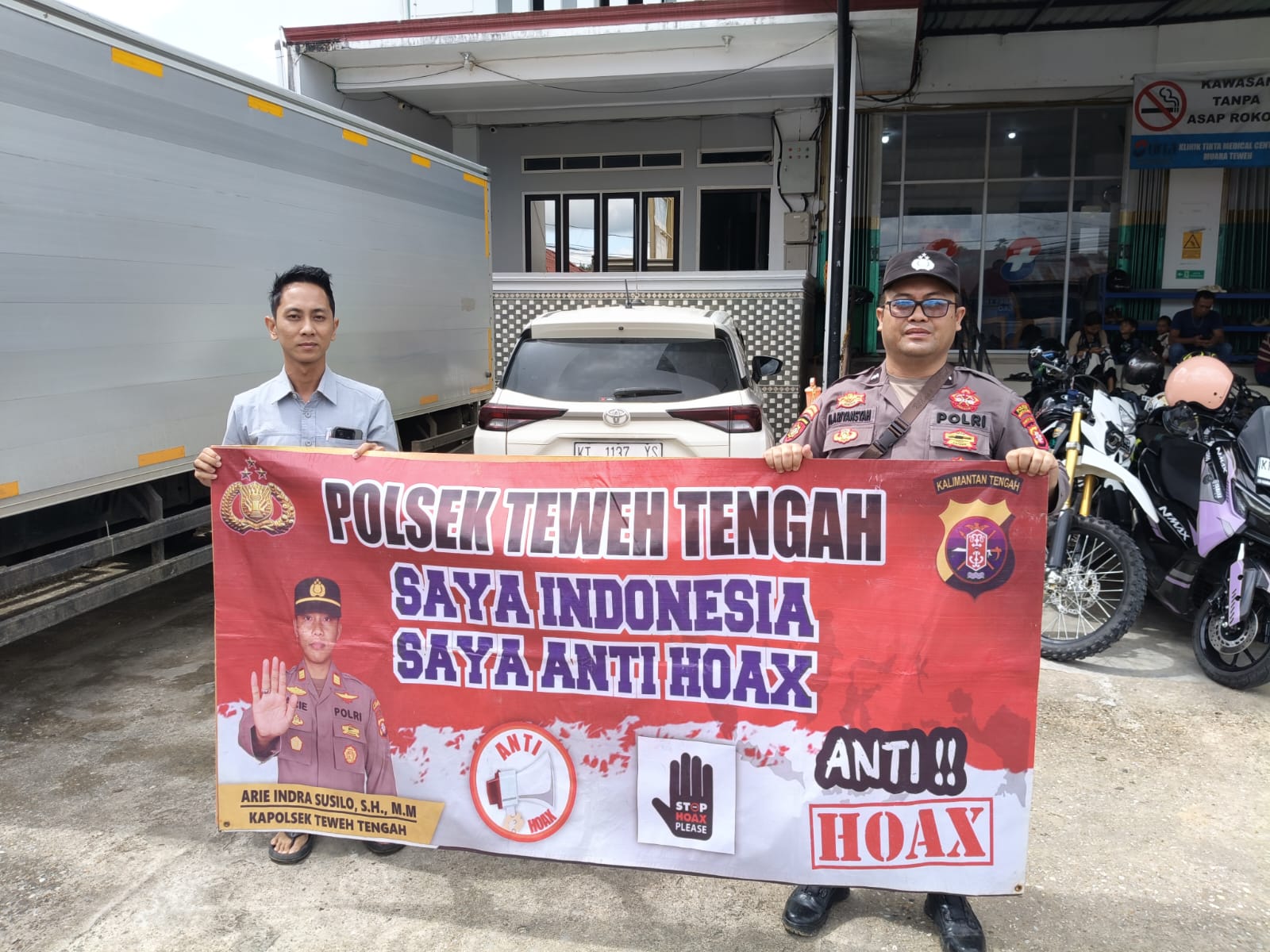 Saring Sebelum Sharing, Polsek Teweh Tengah Himbau Masyarakat Agar Tidak Mudah Percaya Mengenai Berita Hoax