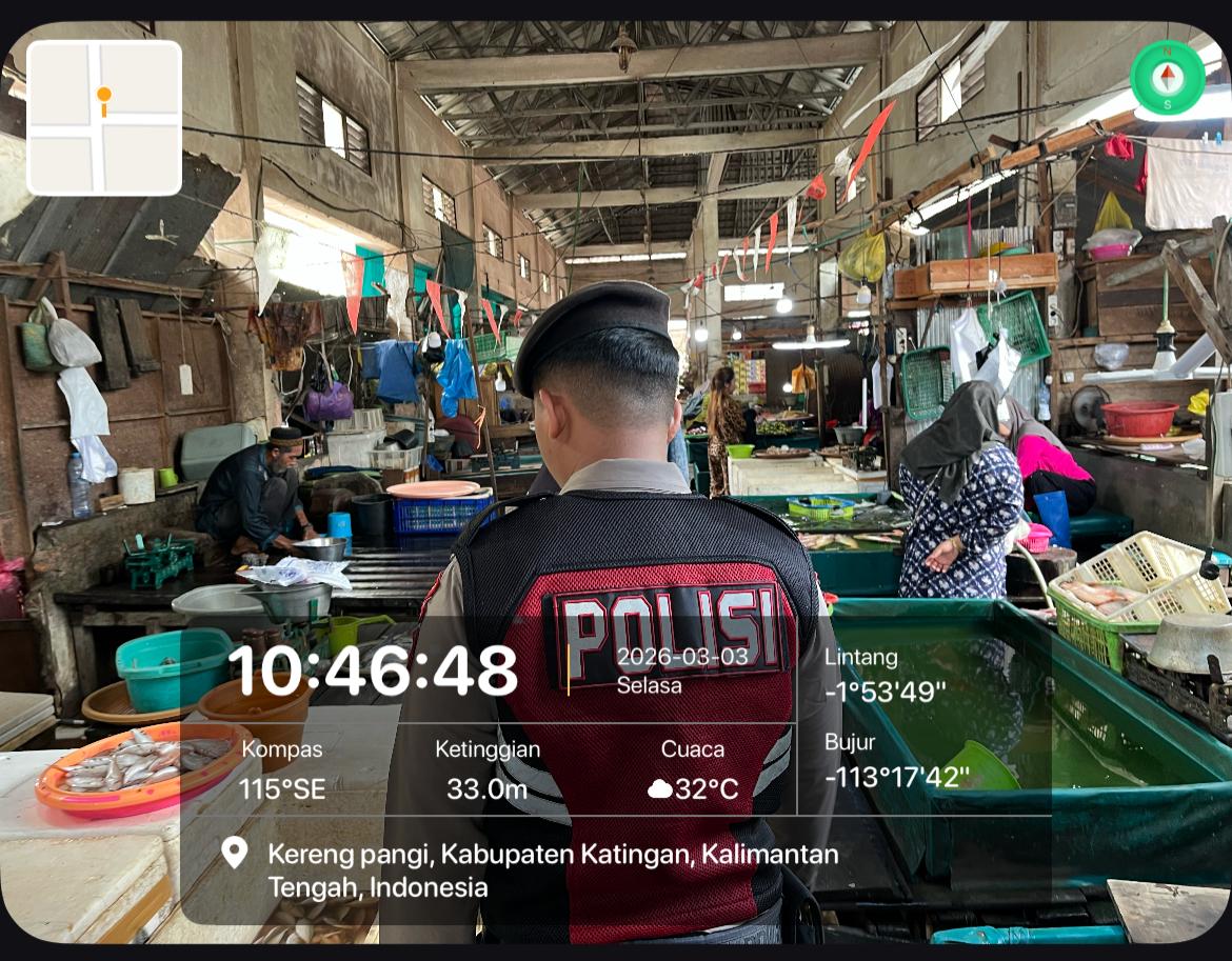 Personel Samapta Laksanakan Patroli Siang, Antisipasi Gangguan Kamtibmas.