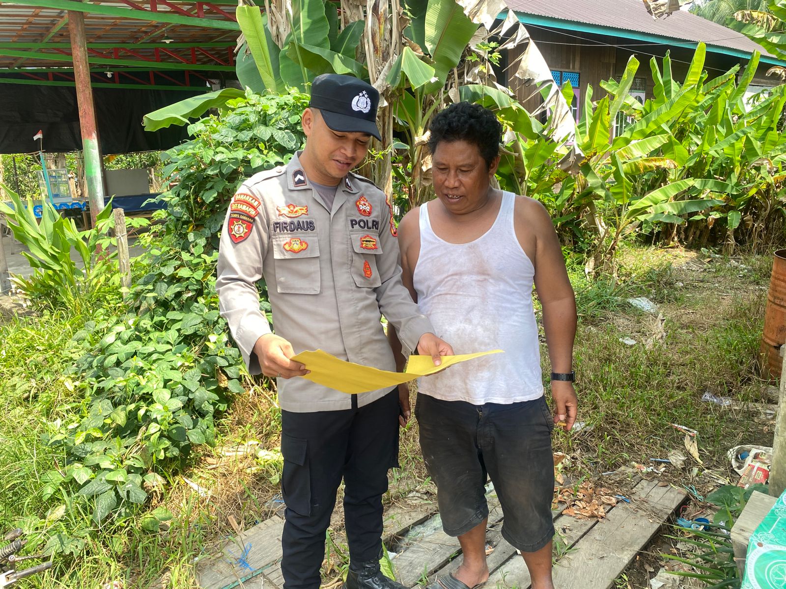 Polsek Montallat Sosialisasikan Maklumat Kapolri kepada Masyarakat