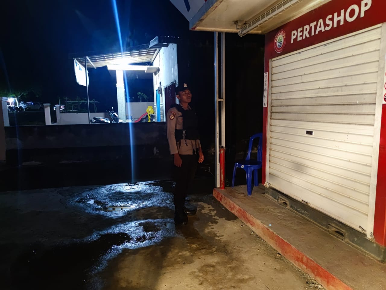 Antisipasi Gangguan Kamtibmas, Polsek Gunung Purei Laksanakan Patroli Terpadu