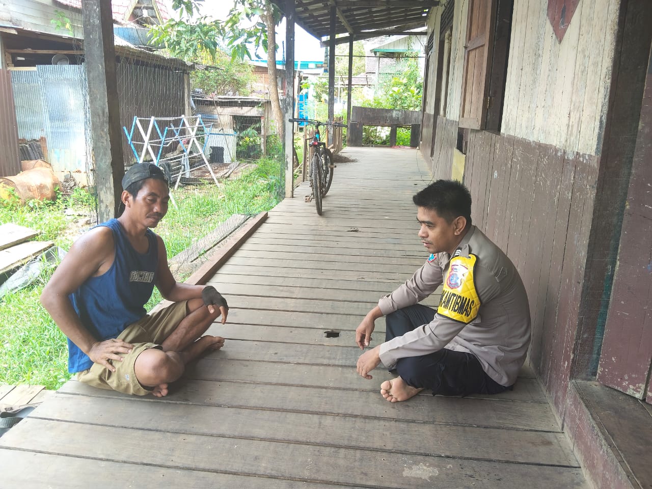 Laks sosialisasi Cooling System ke Masyarakat Polsek Marikit laks giat tersebut di wilayah Kec. Marikit Kab. Katingan.