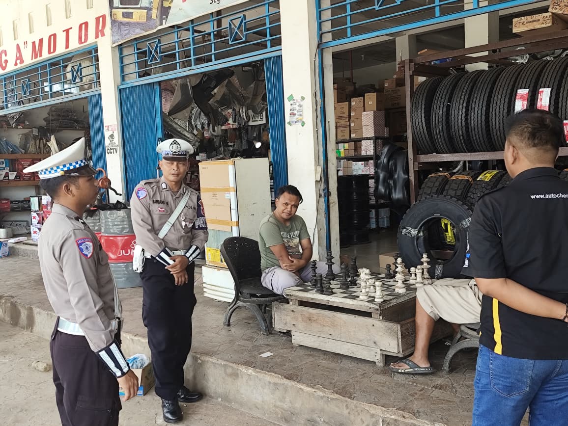 Satlantas Polres Katingan Sosialisasikan Larangan Knalpot Brong