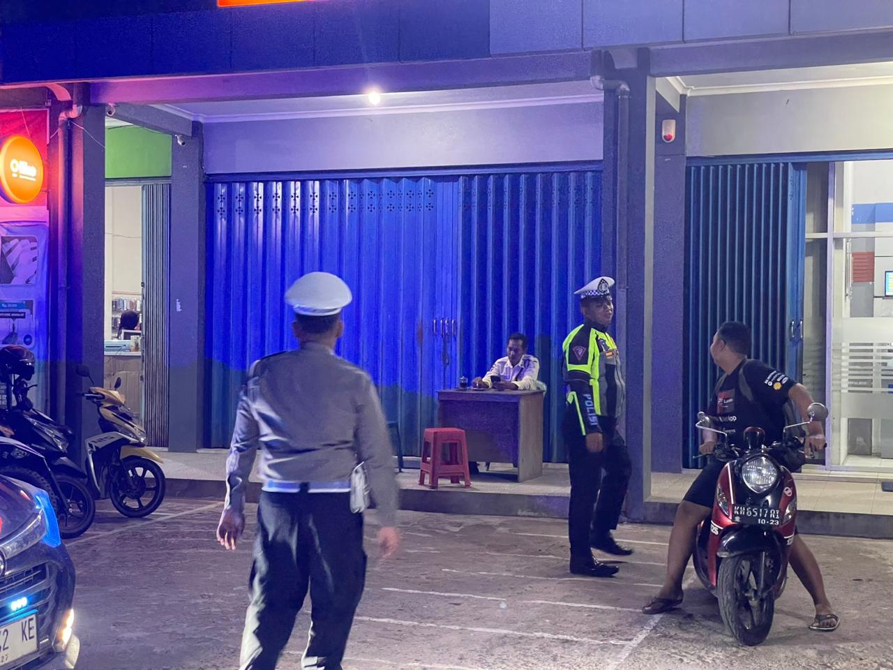 Piket Sat Lantas Patroli di Objek Vital diwilkum Polres Lamandau