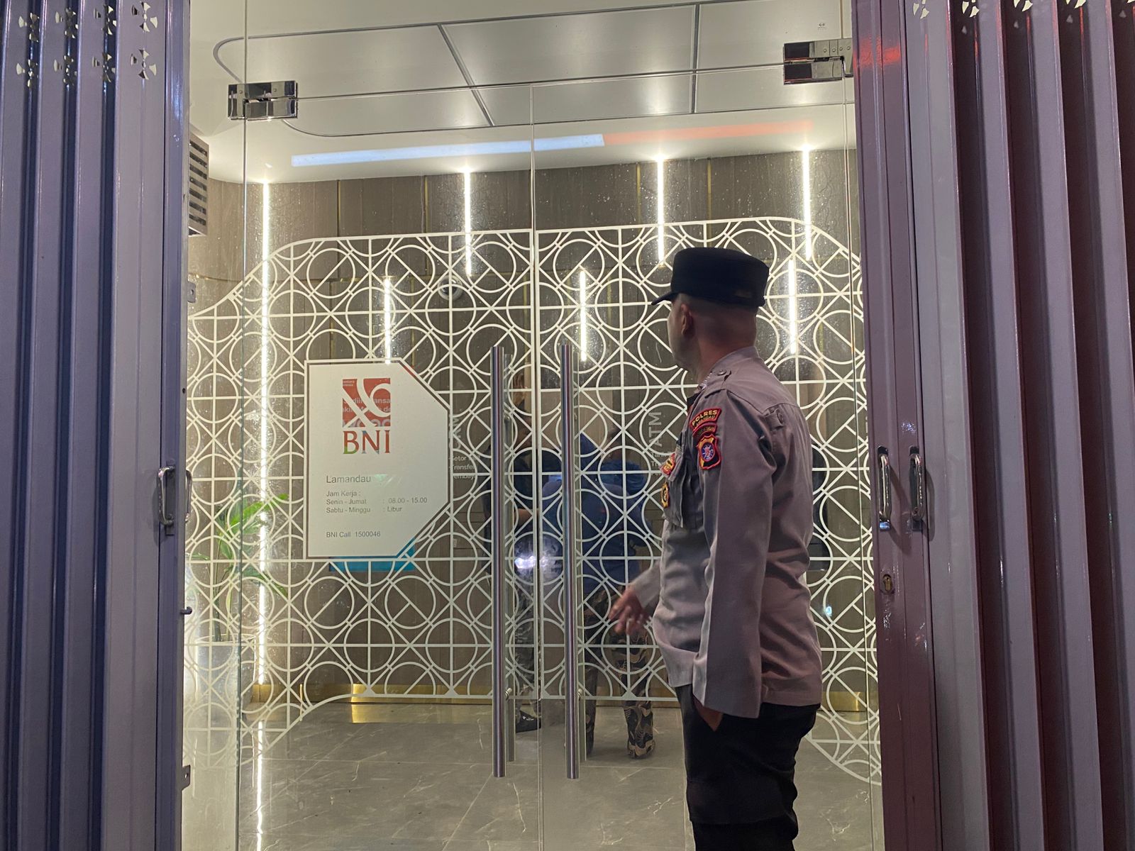 Cegah Gangguan Kamtibmas, Piket Polsek Bulik Patroli ATM