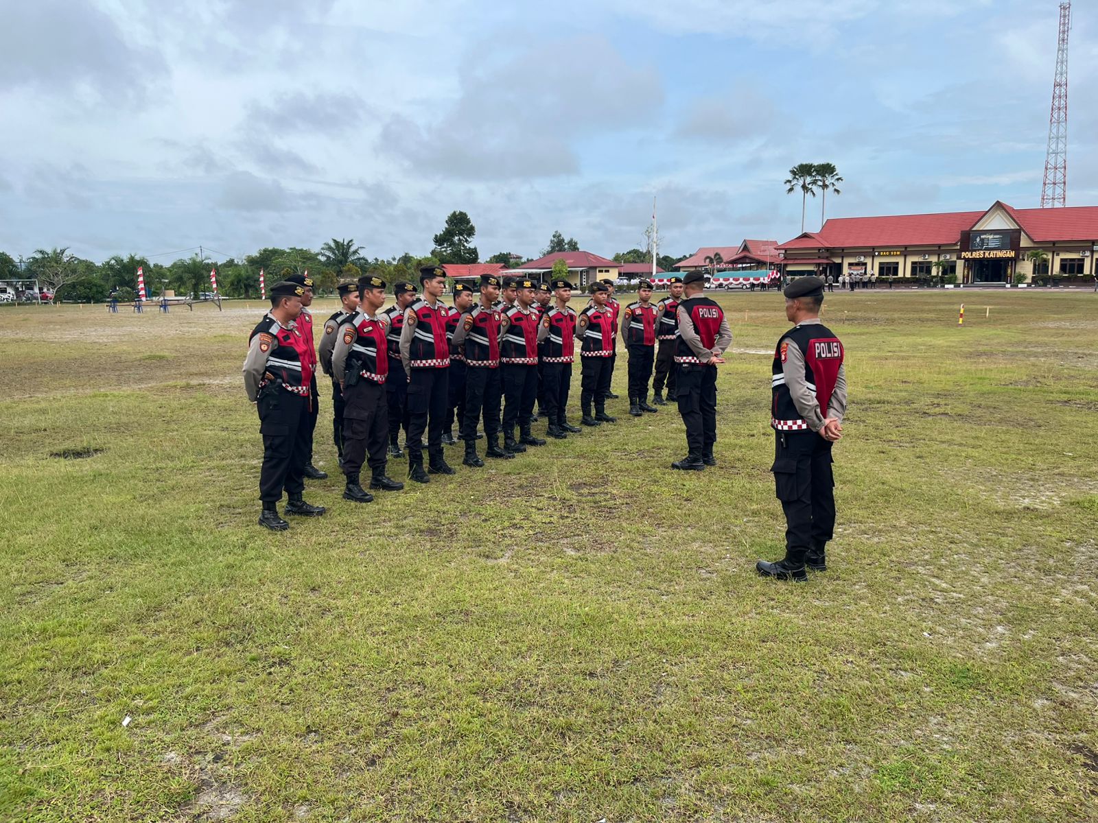 Personel Samapta Polres Katingan Laksanakan Apel Fungsi.