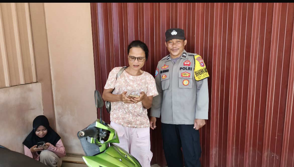 Polsek Katingan Tengah Sambang Kamtibmas