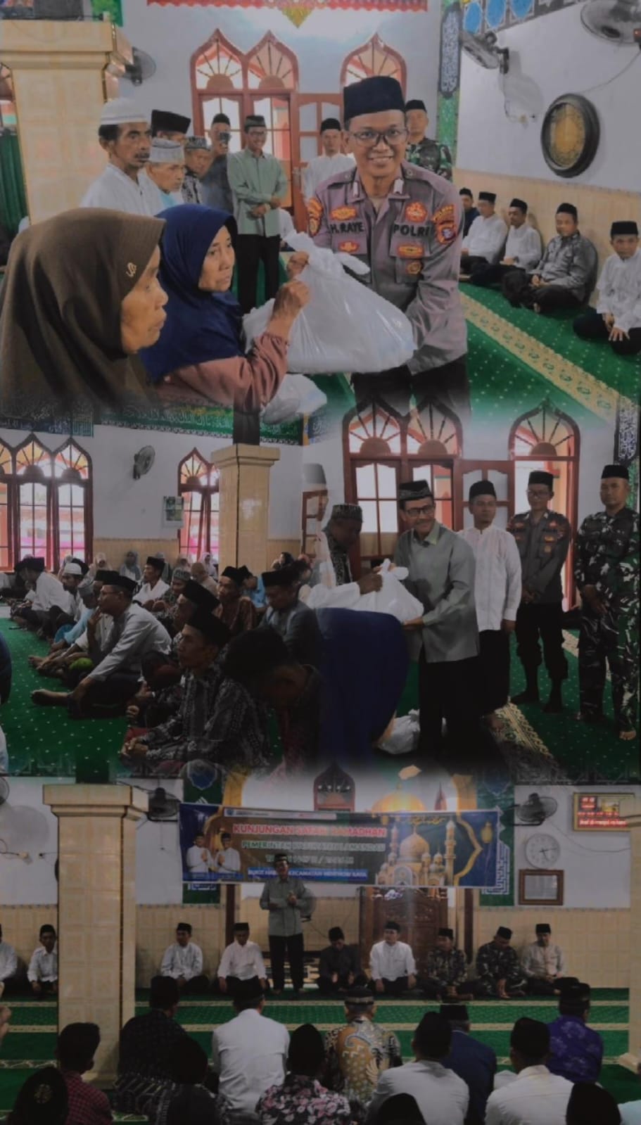 Polsek Sematu Jaya Laksanakan Pengamanan Safari Ramadhan Pemkab Lamandau