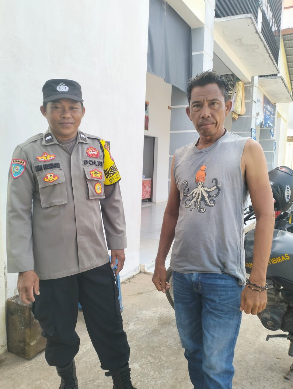 Polsek Katingan Tengah Sambang Kamtibmas