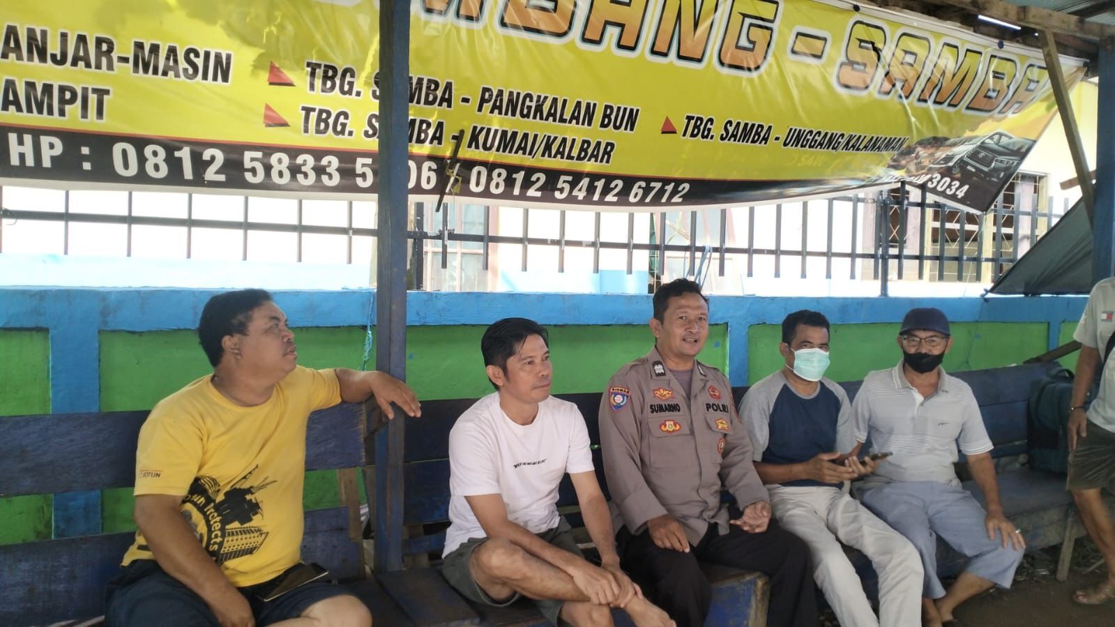 Perkuat Kamtibmas, Polsek Katingan Tengah Sambangi Warga