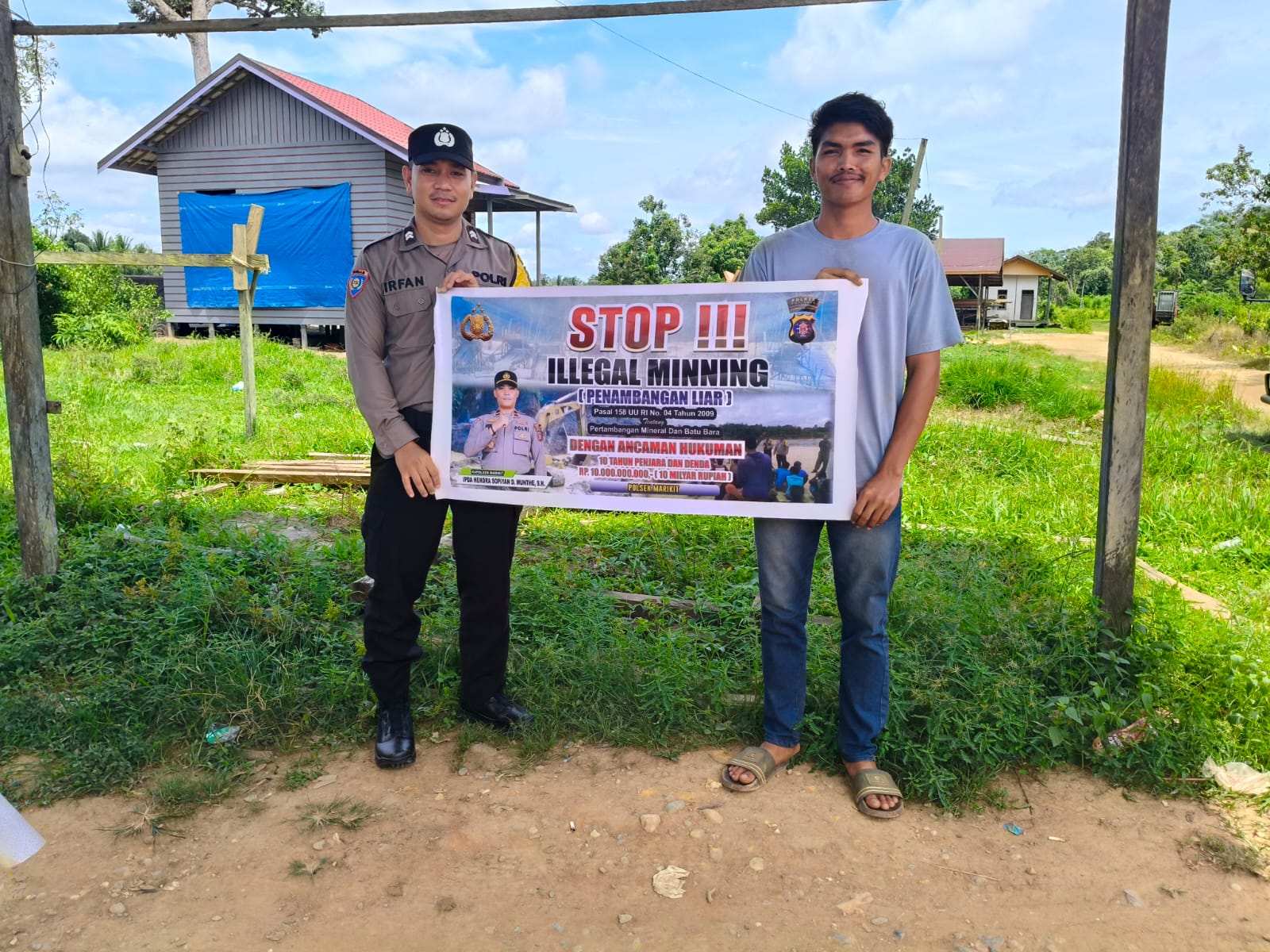 Cegah Ilegal Mining, Pers Polsek Marikit Sambangi Warga…