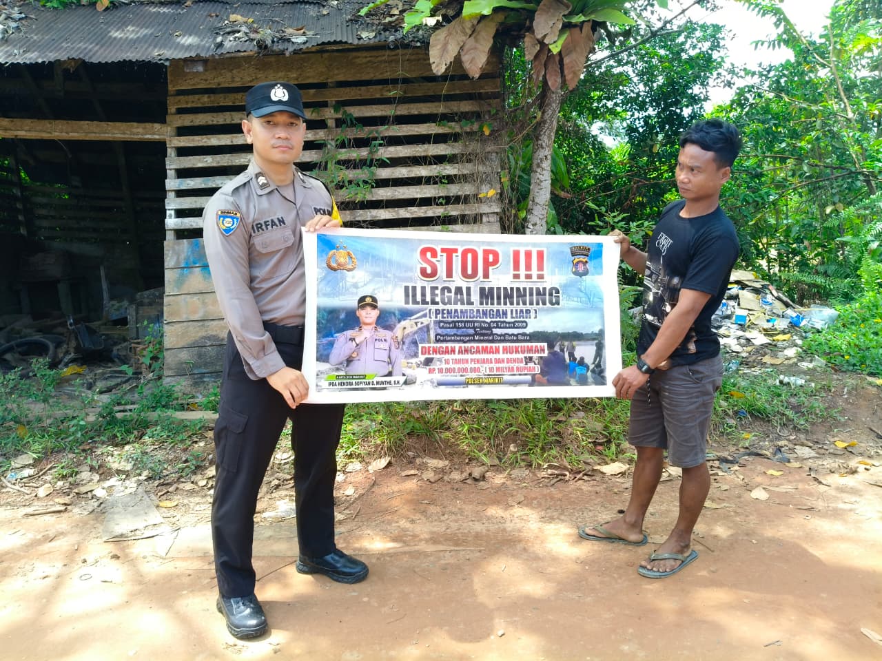 Cegah Ilegal Mining, Pers Polsek Marikit Sambangi Warga…