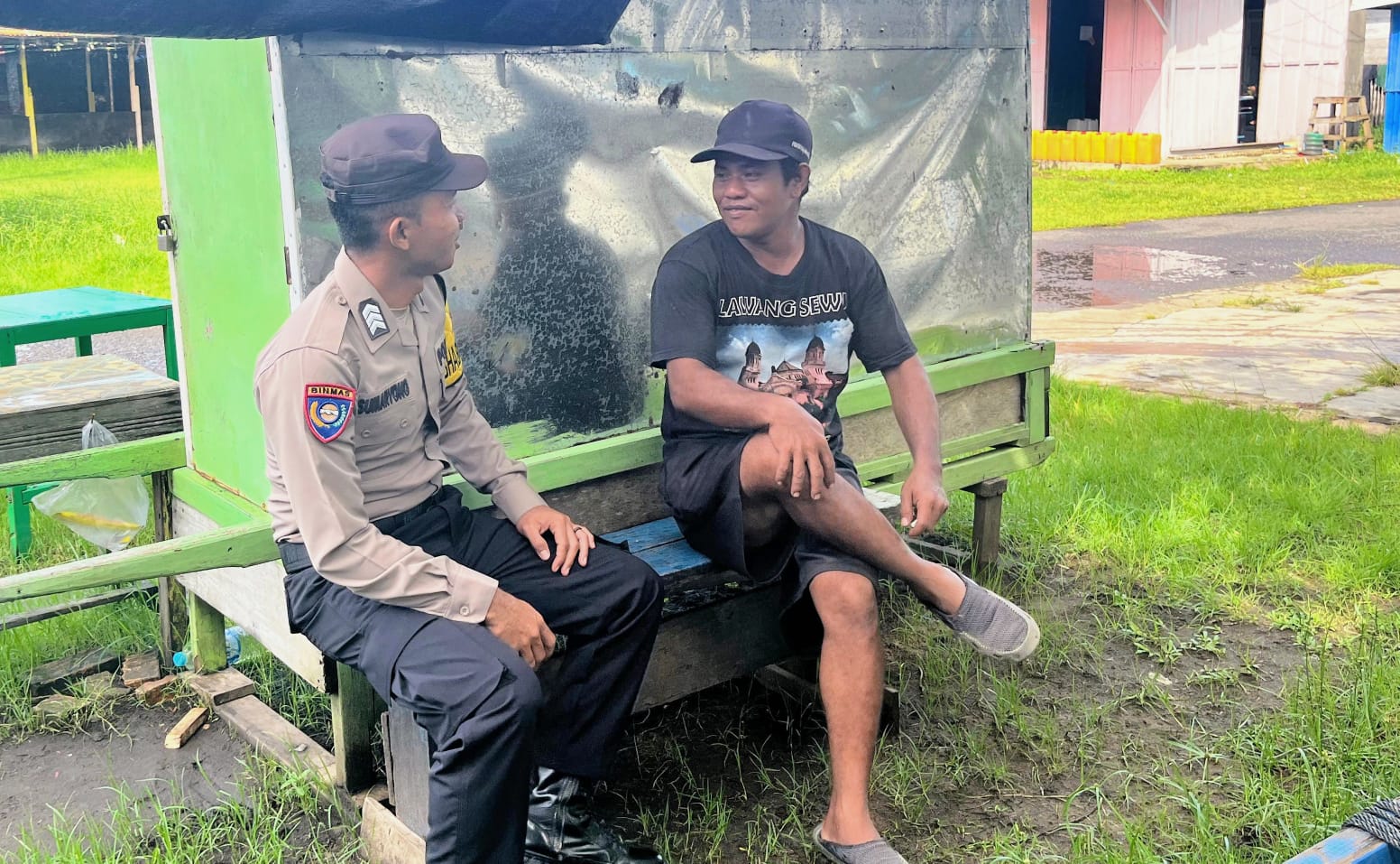 Demi Terciptanya Situasi Yang Aman dan Kondusif, Personil Polsek Katingan Kuala Kunjungi Warga Binaannya