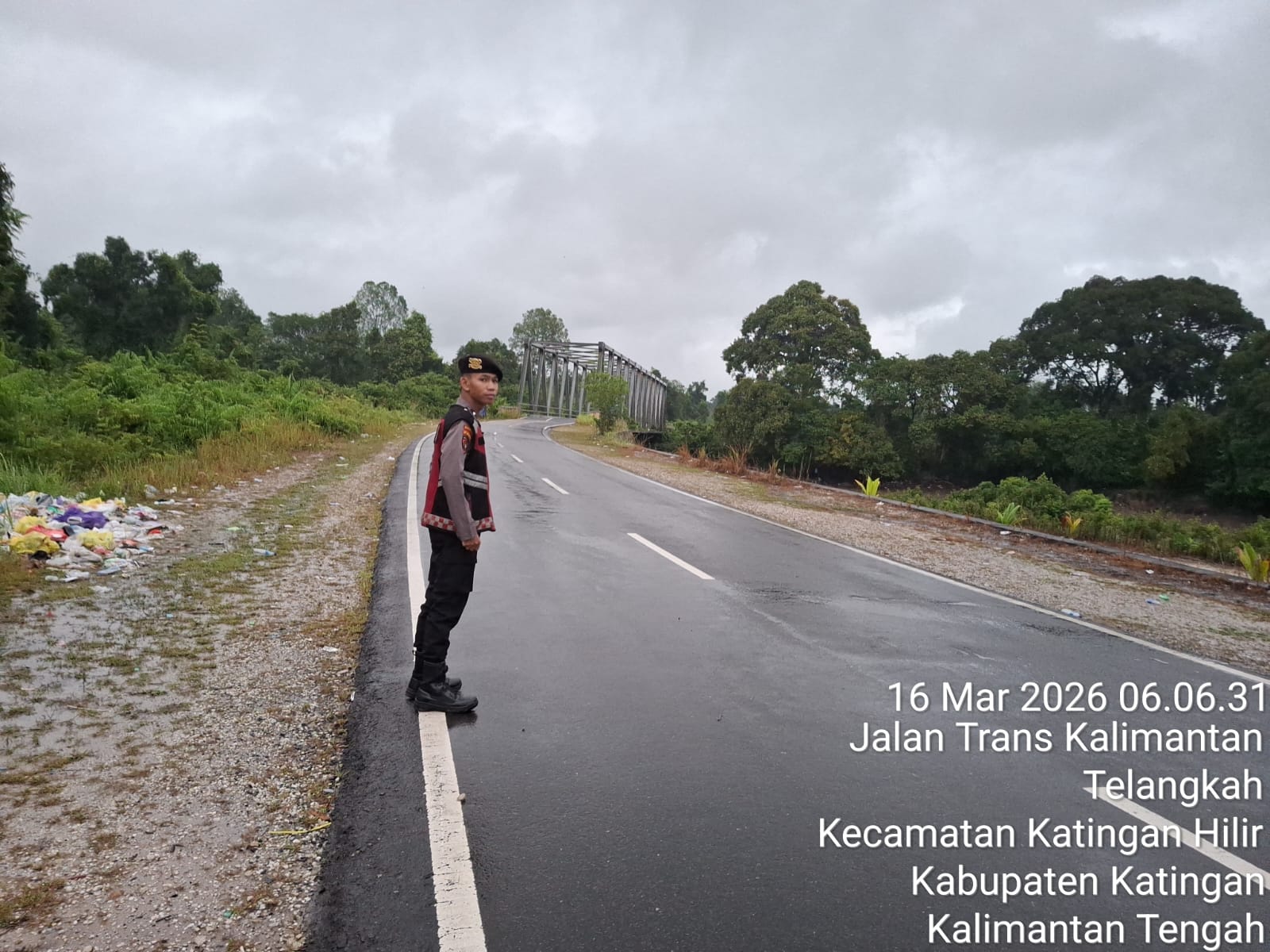 Antisipasi Balapan Liar Saat Saur, Personel Samapta Tingkatkan Patroli.