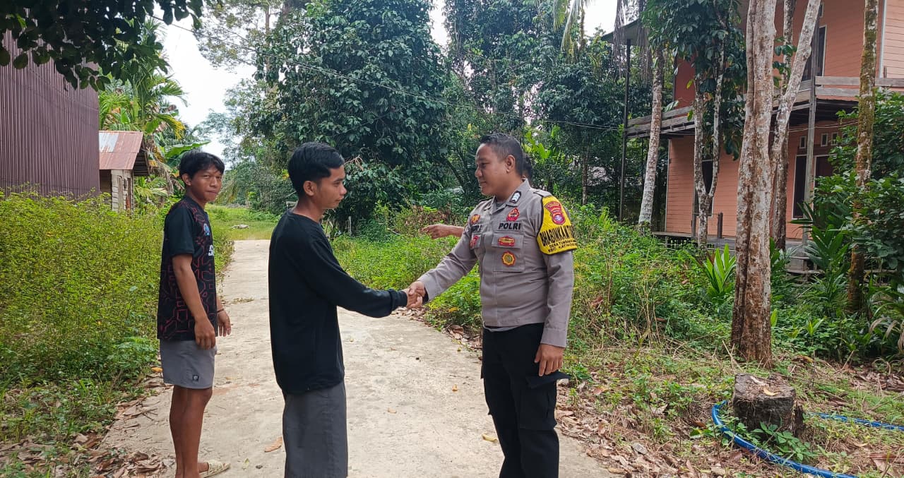 ‎BHABINKAMTIBMAS POLSEK KATINGAN HULU SAMBANGI WARGA.