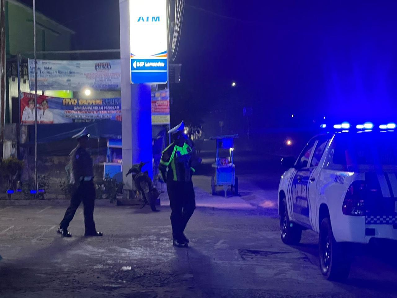 Piket Sat Lantas Patroli di Objek Vital diwilkum Polres Lamandau