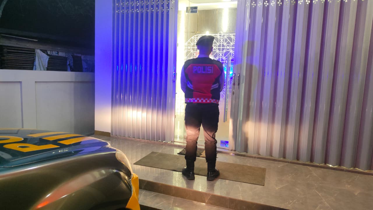 Sat Samapta Polres Lamandau Patroli di Objek Vital, Wilkum Polres Lamandau