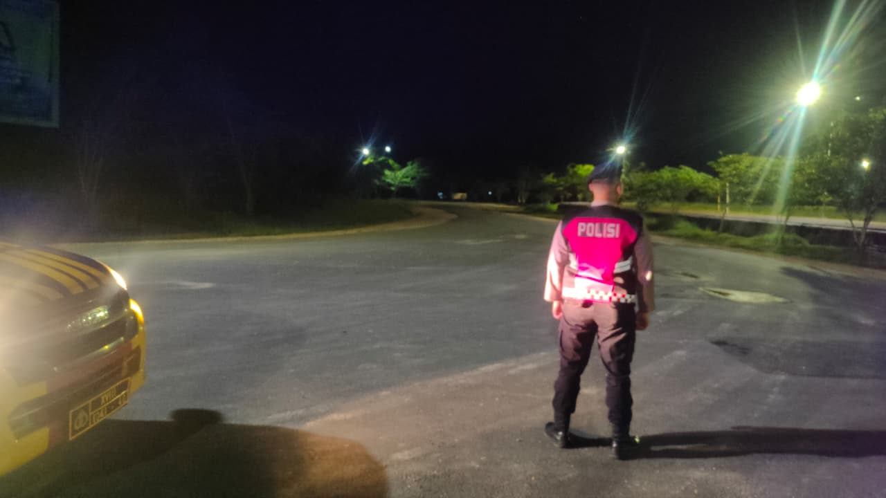 Ciptakan Kamtibmas Kondusif, Piket Samapta Lakukan Patroli Cegah Balap Liar Ramadan