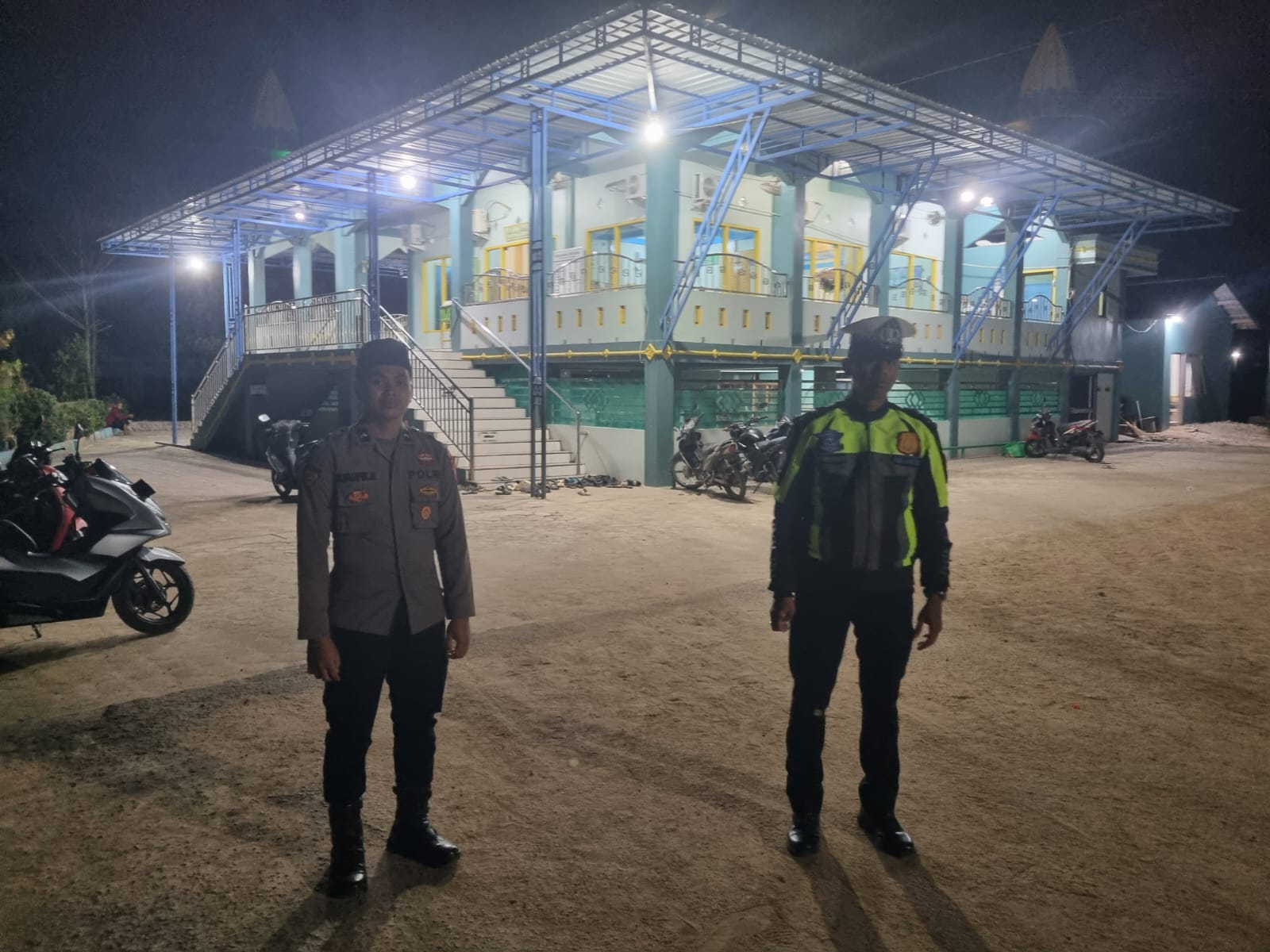 Polres Lamandau Laksanakan Pengamanan Sholat Tarawih Selama Bulan Ramadan