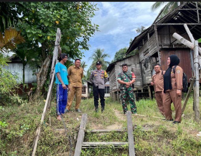 Perkuat Kamtibmas, Polsek Katingan Tengah Sambangi Warga