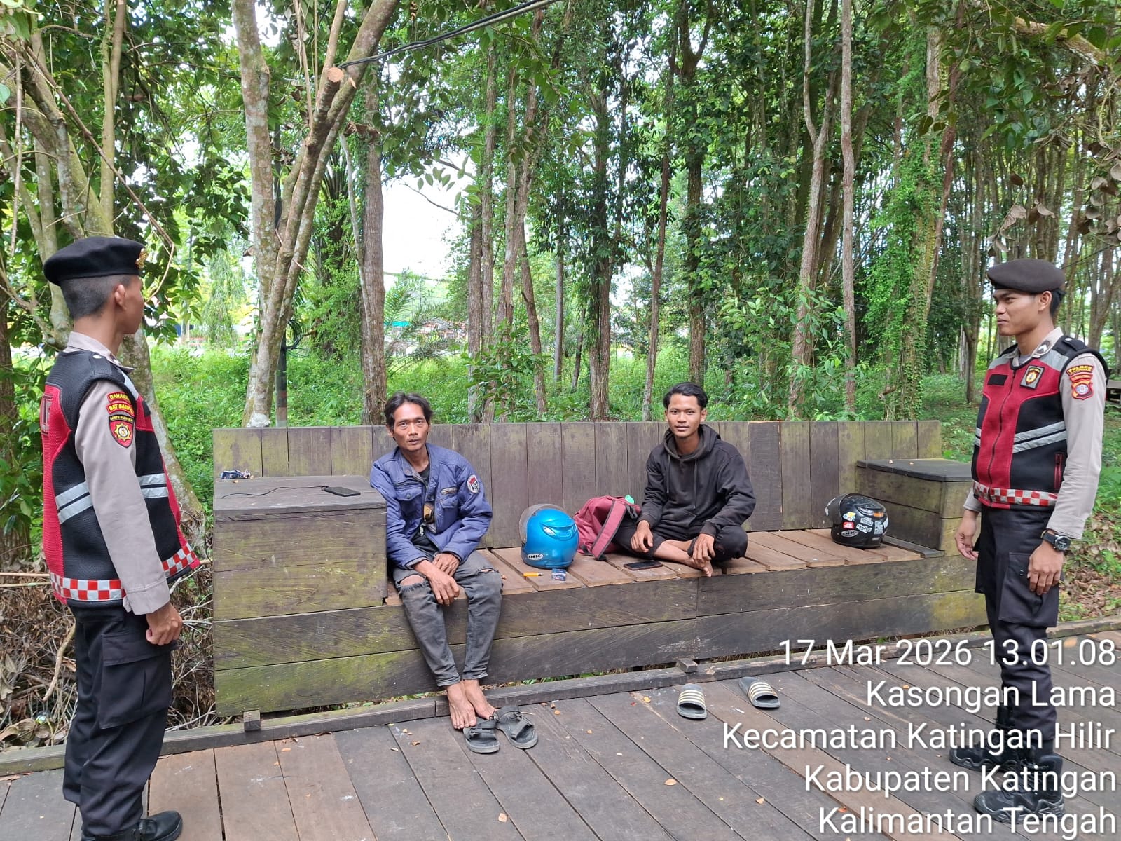 Personel Samapta Laksanakan Patroli Siang, Antisipasi Gangguan Kamtibmas.