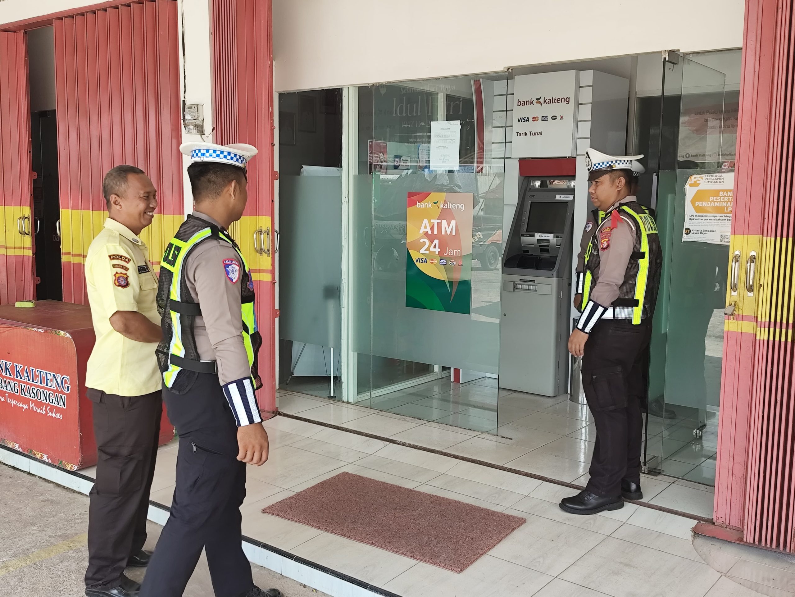 Ciptakan situasi kamtibmas yang kondusif, Satlantas Polres Katingan rutin laksanakan monitoring Objek Vital