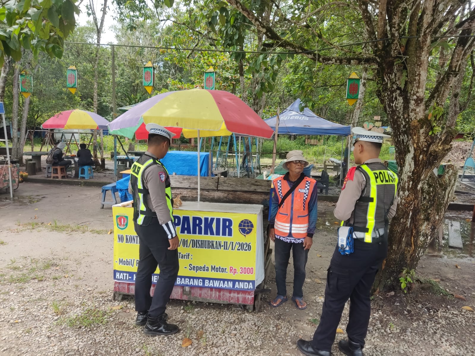 Cek Situasi Kamtibmas dengan Patroli Objek Wisata Bukit Batu oleh Satlantas Polres Katingan