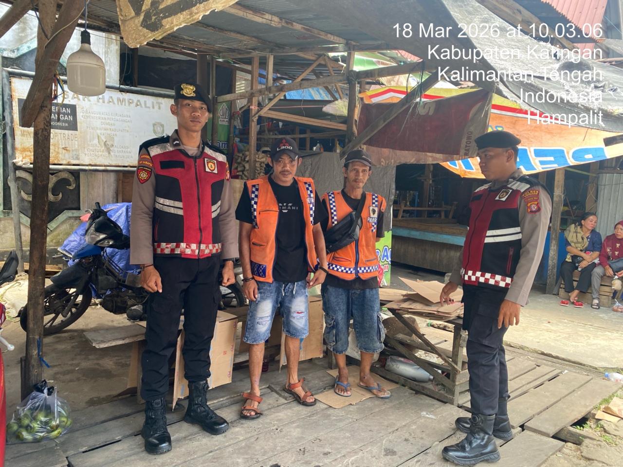 Personel Samapta Laksanakan Patroli Siang, Antisipasi Gangguan Kamtibmas.