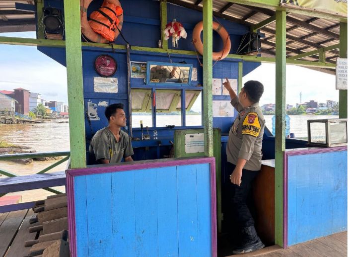 Polsek Katingan Tengah Sambang Kamtibmas