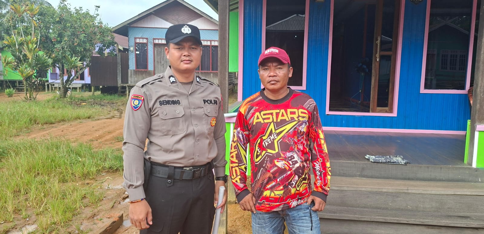 Lewat Sambang Bhabinkamtibmas Ajak Warga Wujudkan Kamtibmas Kondusif