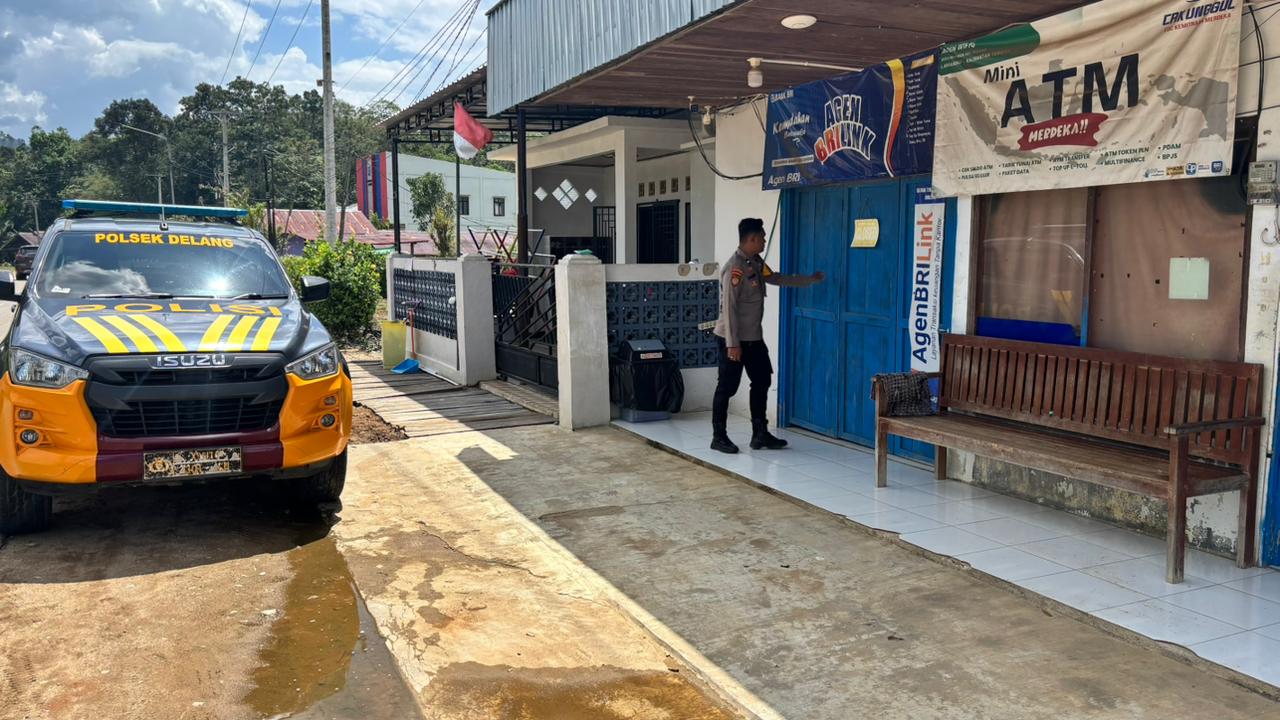 Piket Polsek Patroli kepertokoan diwilkum Polsek Delang