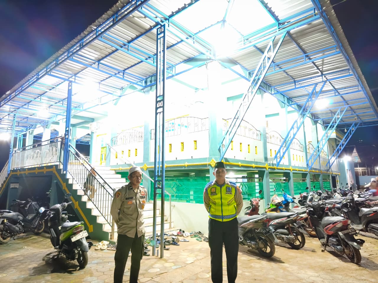 Polres Lamandau Laksanakan Pengamanan Sholat Tarawih Selama Bulan Ramadan