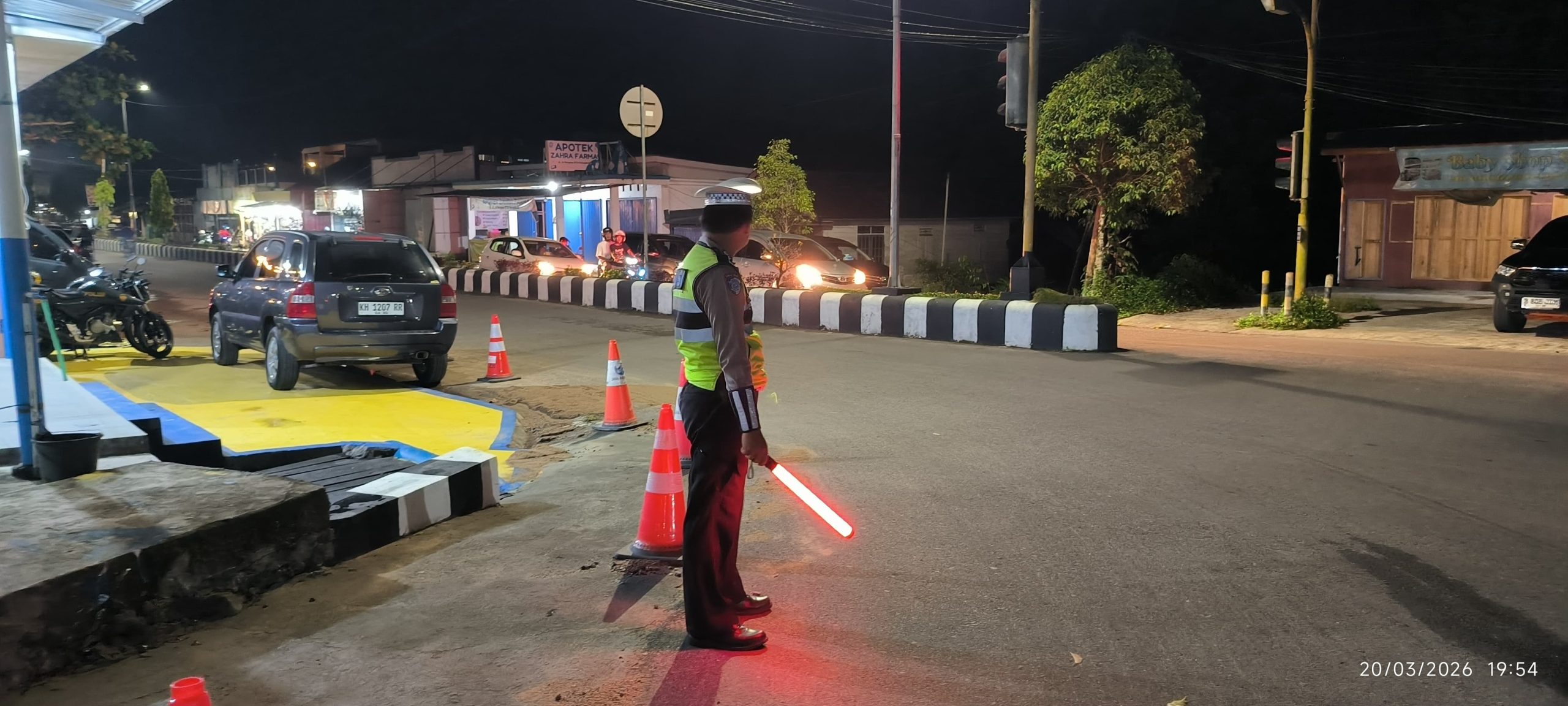 Personel Pos PAM dan Pos YAN Laksanakan Pengaturan Arus Mudik Lebaran