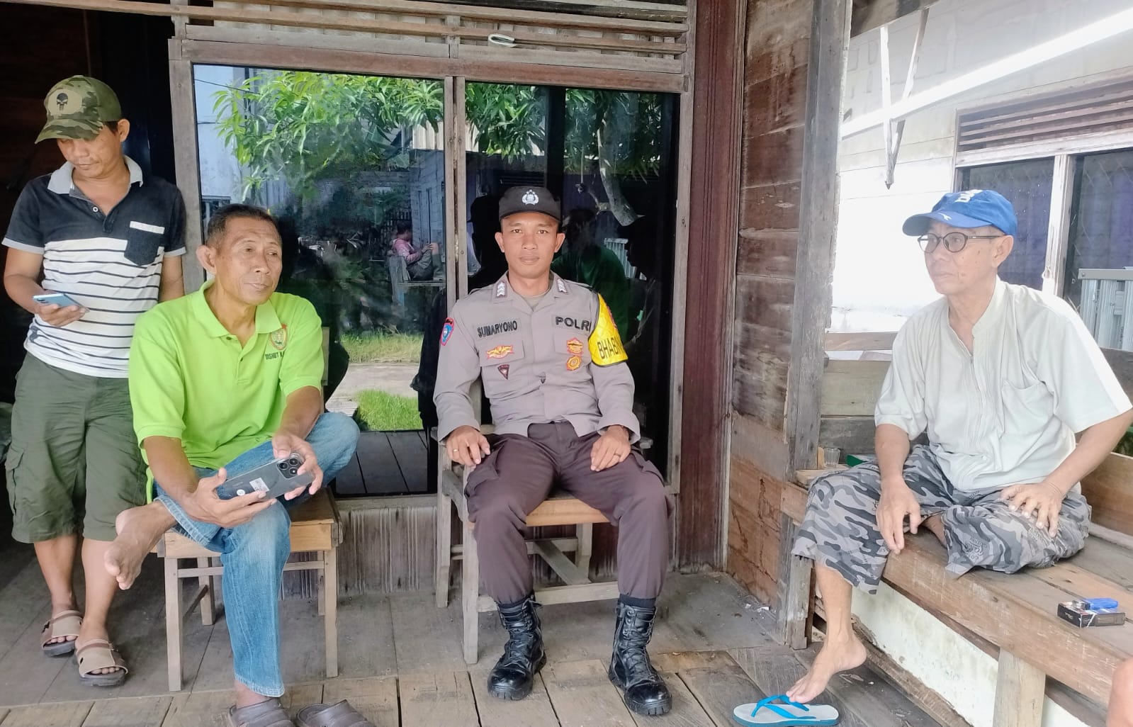 Demi Terciptanya Situasi Yang Aman dan Kondusif, Personil Polsek Katingan Kuala Kunjungi Warga Binaannya