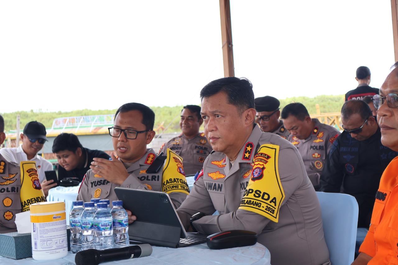 Kapolda Kalteng Ikuti Vicon Kapolri, Fokus Pengamanan Wisata dan Arus Balik Operasi Ketupat