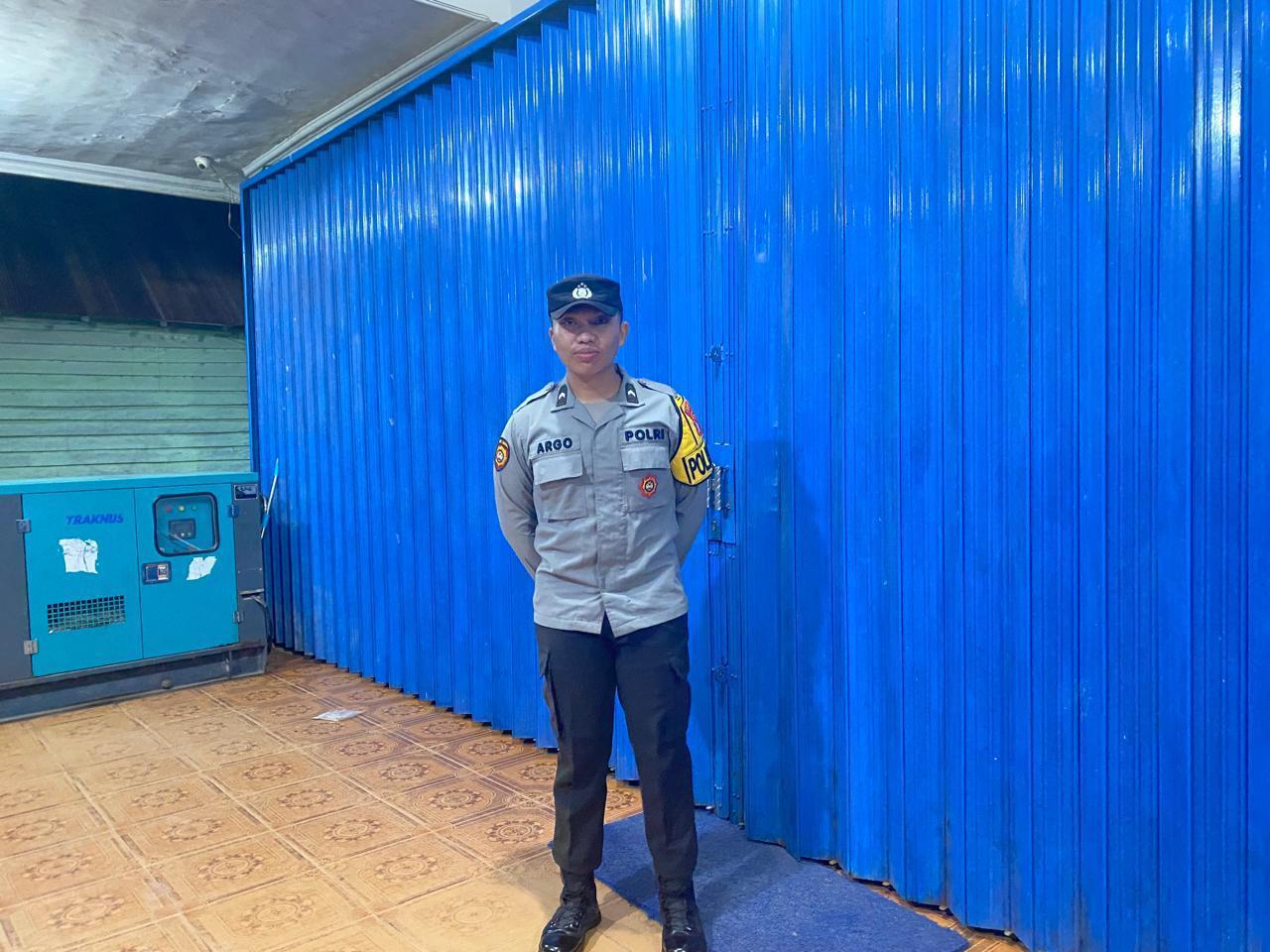 Personil Piket Patroli di Wilkum Polsek Sematu Jaya