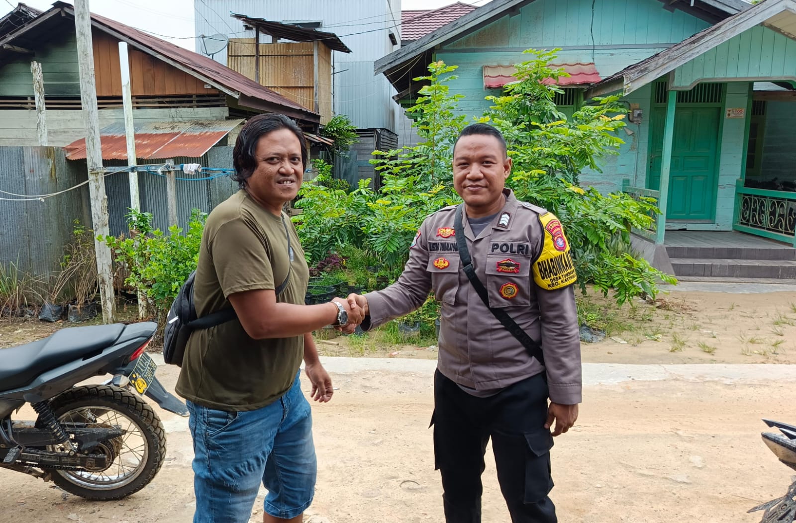 ‎BHABINKAMTIBMAS POLSEK KATINGAN HULU SAMBANGI WARGA.