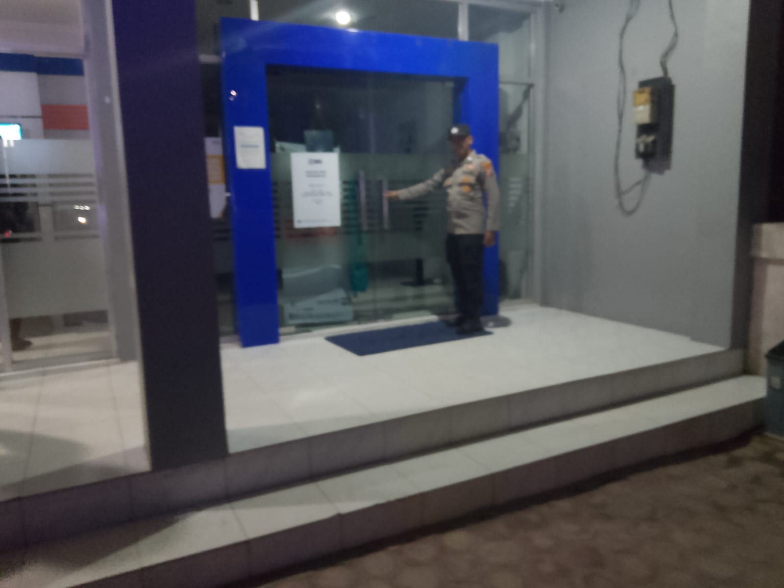 Polsek Bulik Patroli Obyek Vital dan Bank wilkum Polsek Bulik