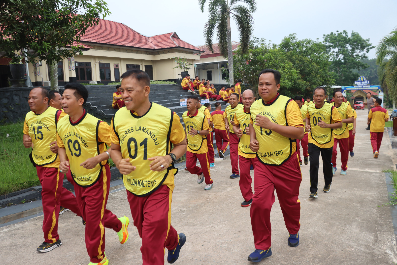 Jaga Kebugaran dan Profesionalisme, Personel Polres Lamandau Laksanakan Tes Kesjas Semester I Tahun 2026