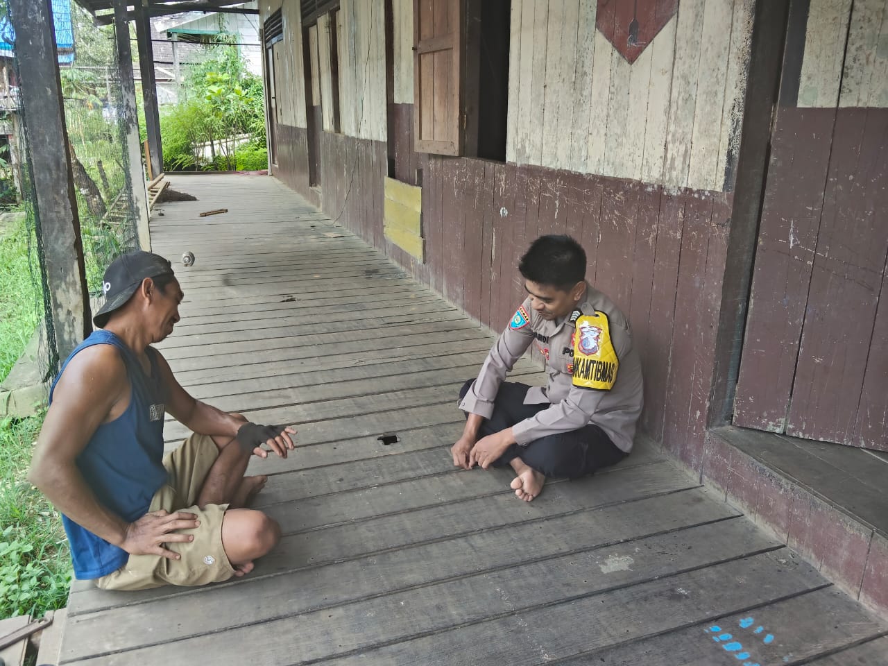 Laks sosialisasi Cooling System ke Masyarakat Polsek Marikit gencar laks giat tersebut di wilayah Kec. Marikit Kab. Katingan.