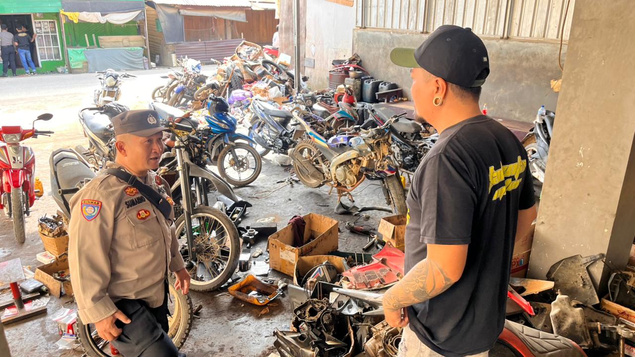 Polsek Katingan Tengah Sambang Kamtibmas