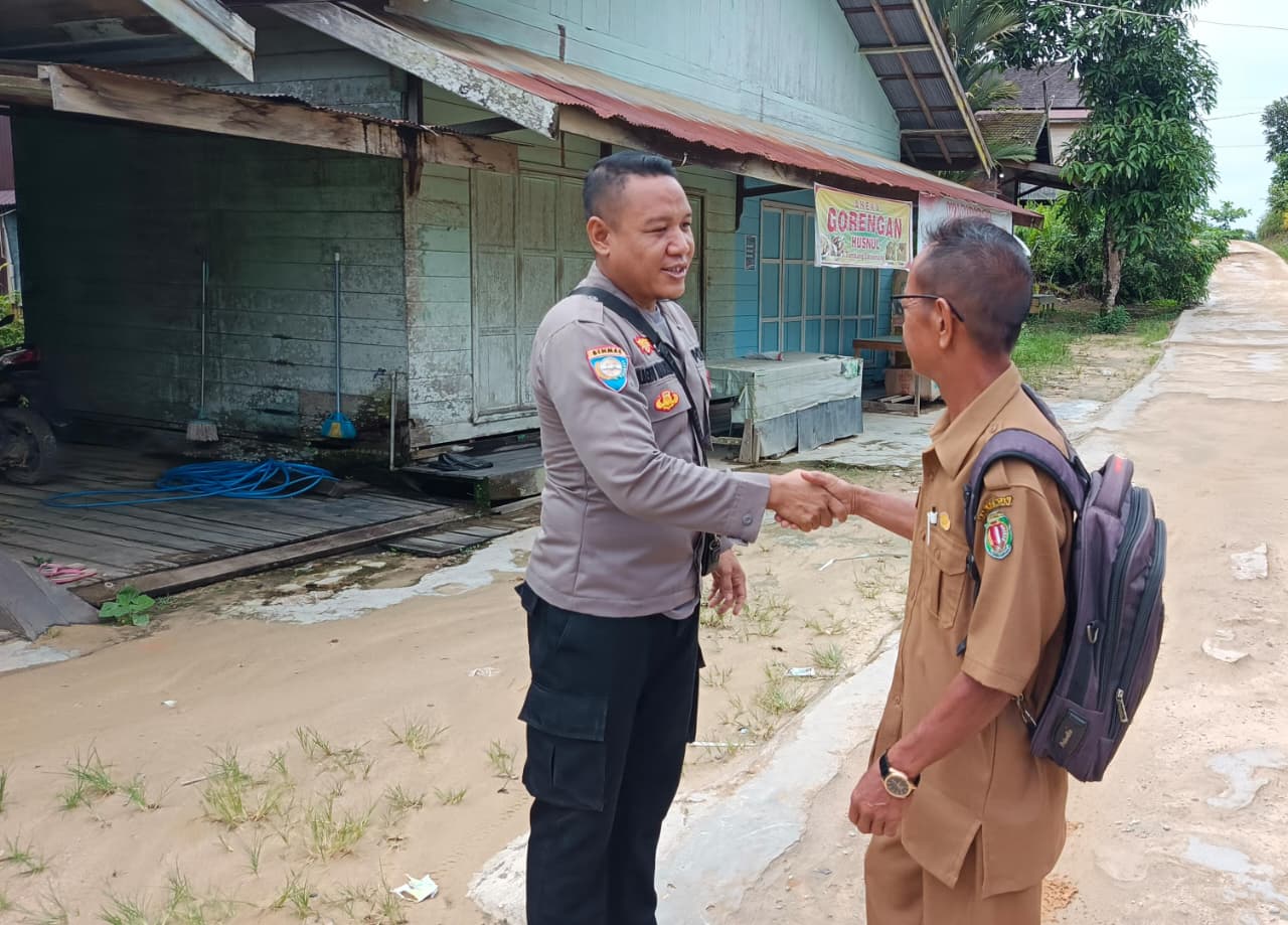 ‎BHABINKAMTIBMAS POLSEK KATINGAN HULU SAMBANGI WARGA.