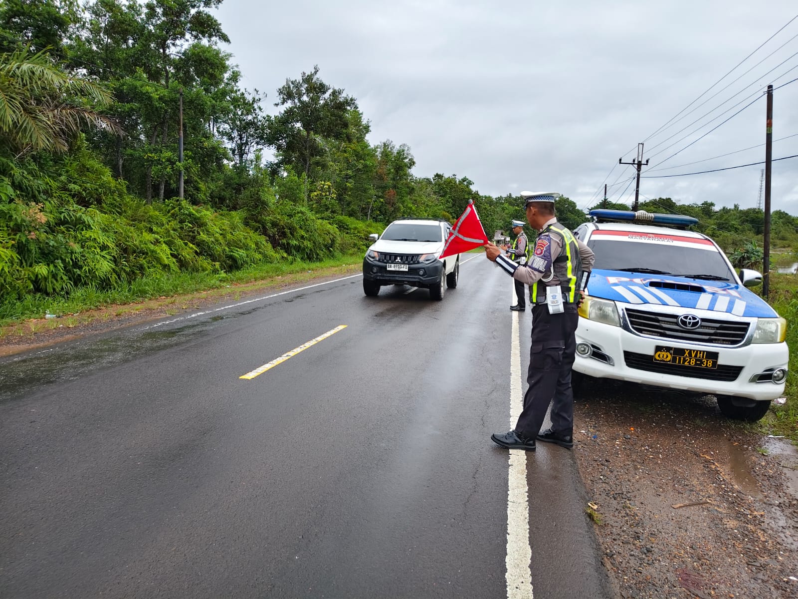 Antisipasi Laka Lantas, Satlantas Polres Katingan laksanakan patroli ke titik-titik lokasi rawan laka lantas.