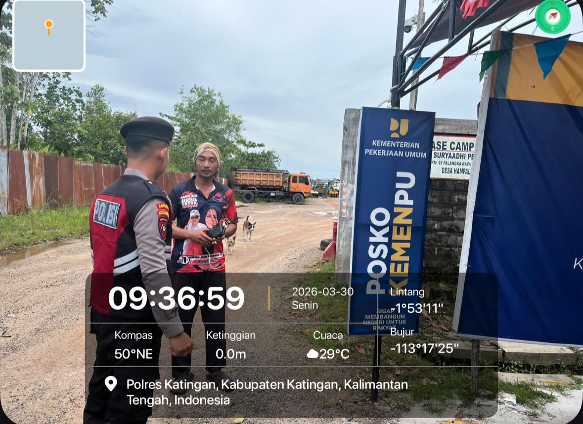 Personel Samapta Laksanakan Patroli Siang, Antisipasi Gangguan Kamtibmas.