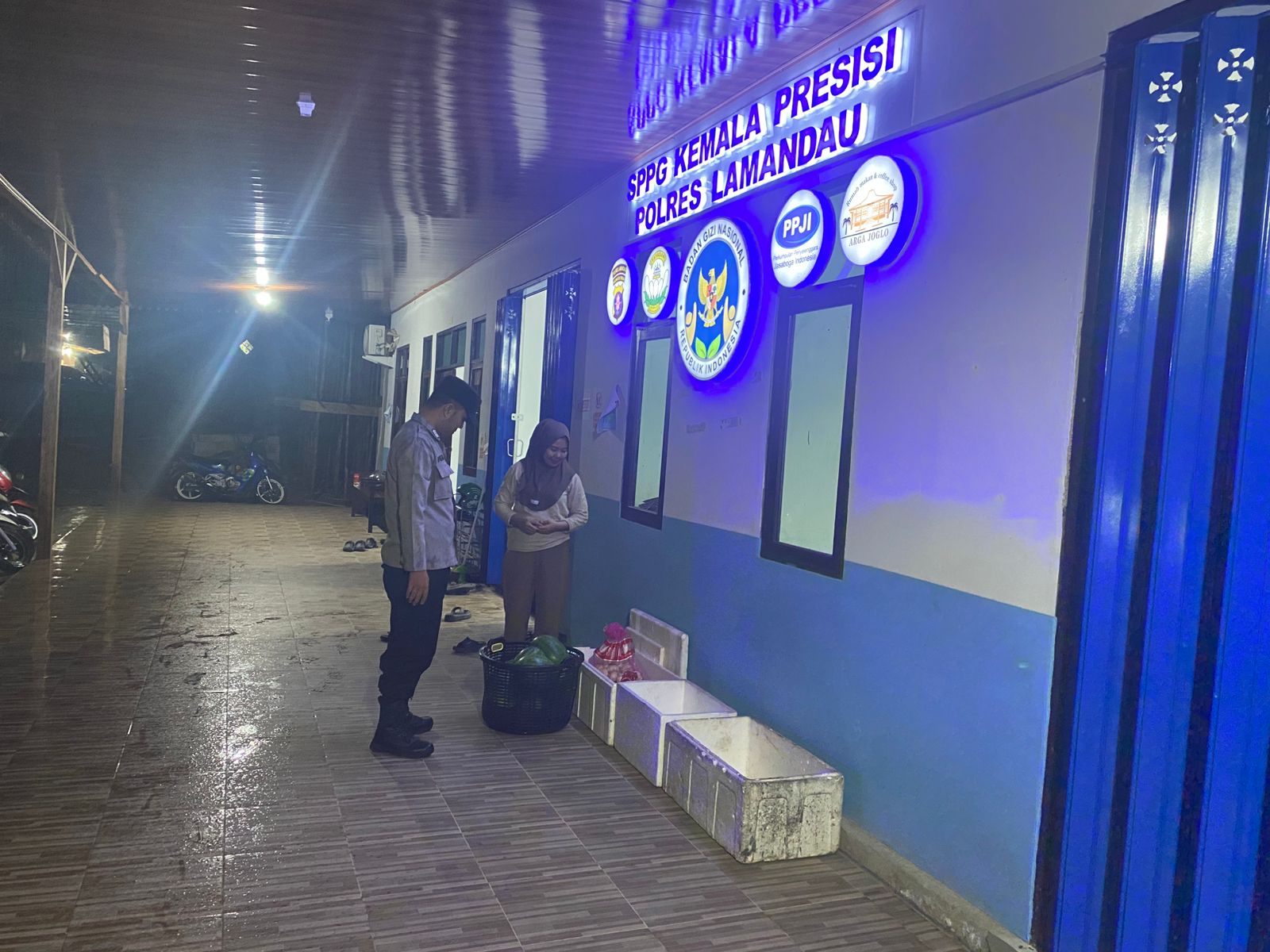 Personel Piket Polsek Bulik Sambangi dan Laksanakan Patroli di SPPG Kemala Presisi