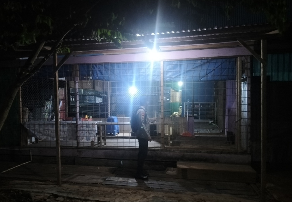 Piket Polsek Patroli kepertokoan diwilkum Polsek Delang