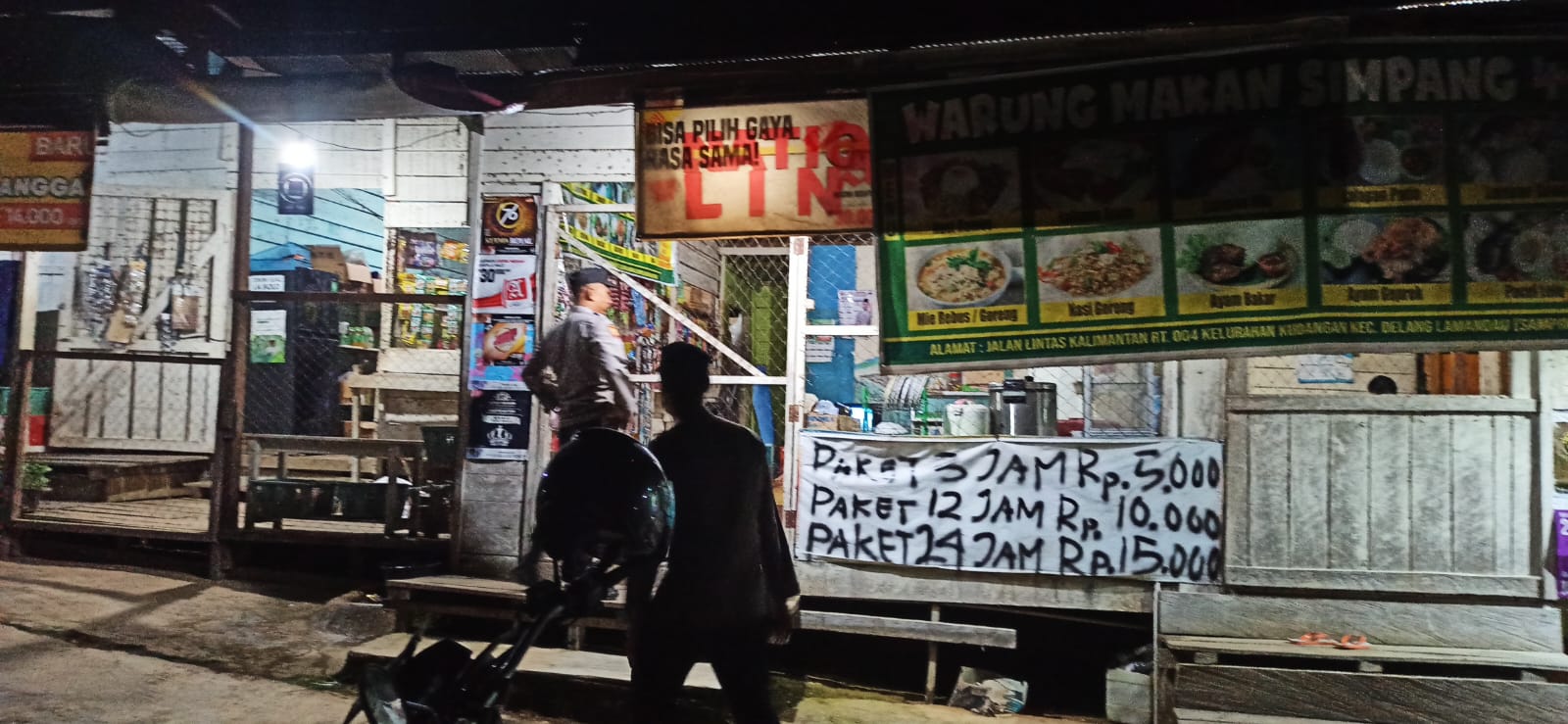 Piket Polsek Patroli kepertokoan diwilkum Polsek Delang