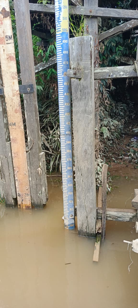 Piket Polsek Cek Debit Air Sungai Lamandau