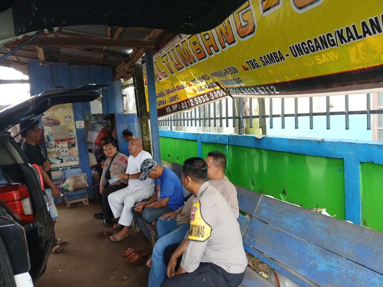 Polsek Katingan Tengah Sambang Kamtibmas