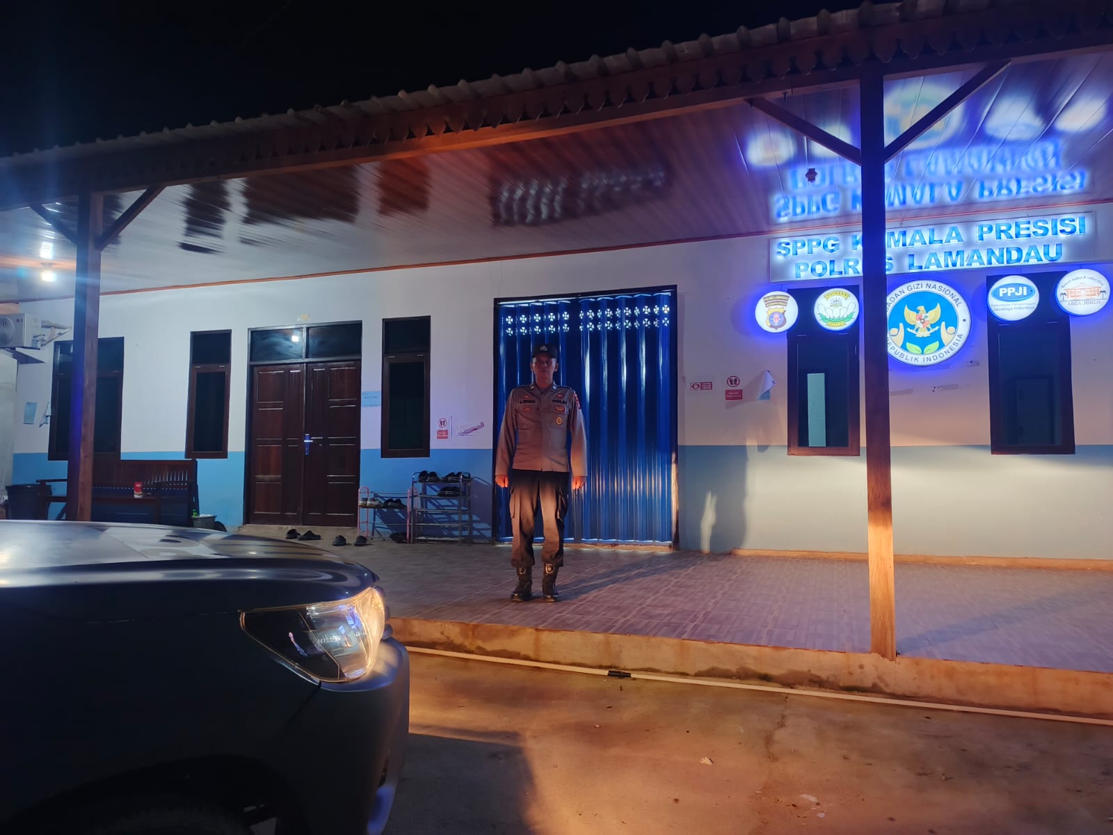 Personel Piket Polsek Bulik Sambangi dan Laksanakan Patroli di SPPG Kemala Presisi